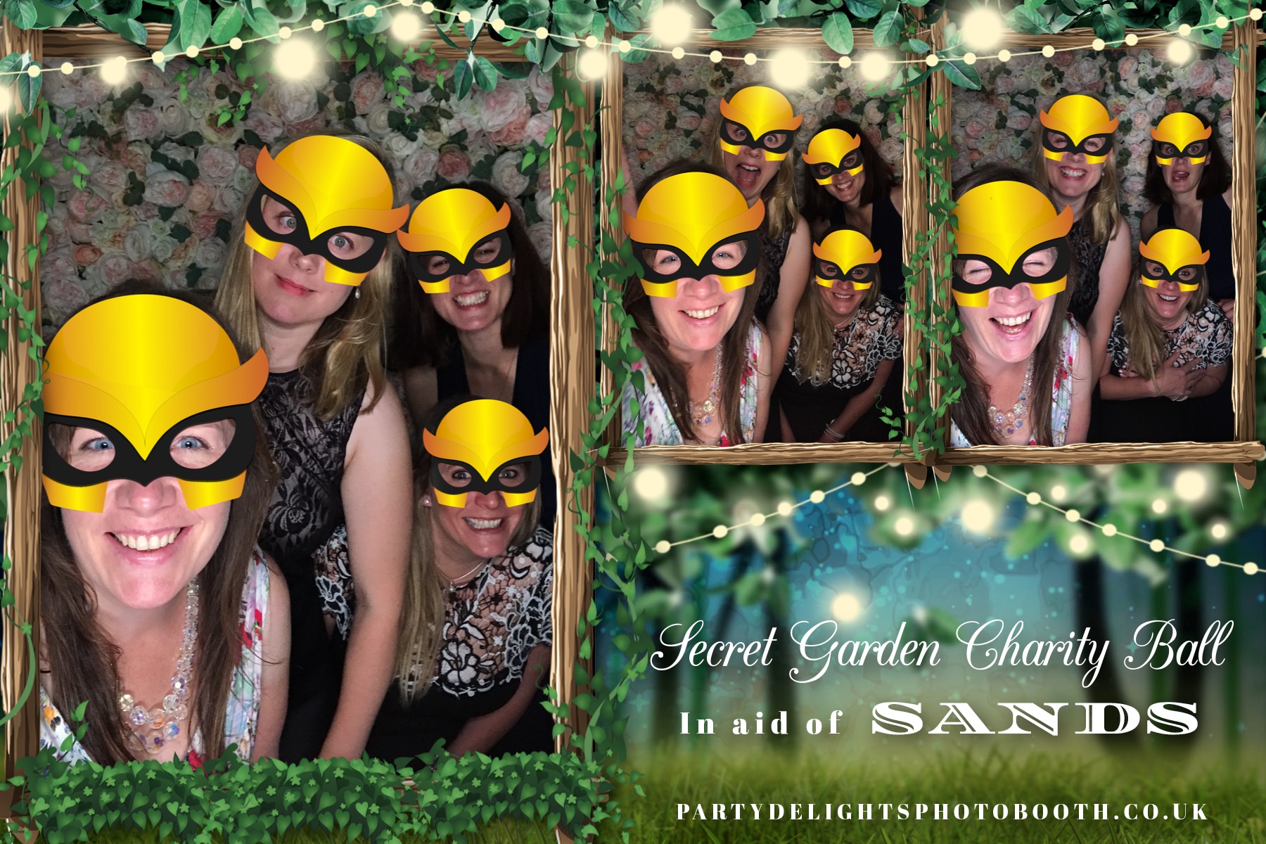 Secret Garden Charity Ball - In aid of SANDS - Prints | View more photos from the event at gallery.partydelightsphotobooth.co.uk/u/PartyDelightsPhotoBooth/Secret-Garden-Charity-Ball-In-aid-of-SANDS-Prints